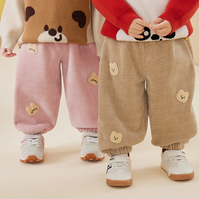 【现货】嘟嘟家儿童秋冬季裤子宝宝休闲裤D4DKZ026冬季