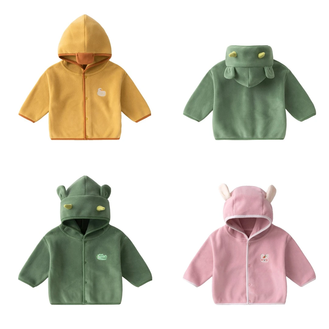 【现货】嘟嘟家儿童秋冬卡通可爱连帽拉链开衫外套D4CWT120秋季