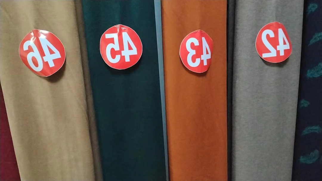 2023秋冬高弹纯色澳绒布料