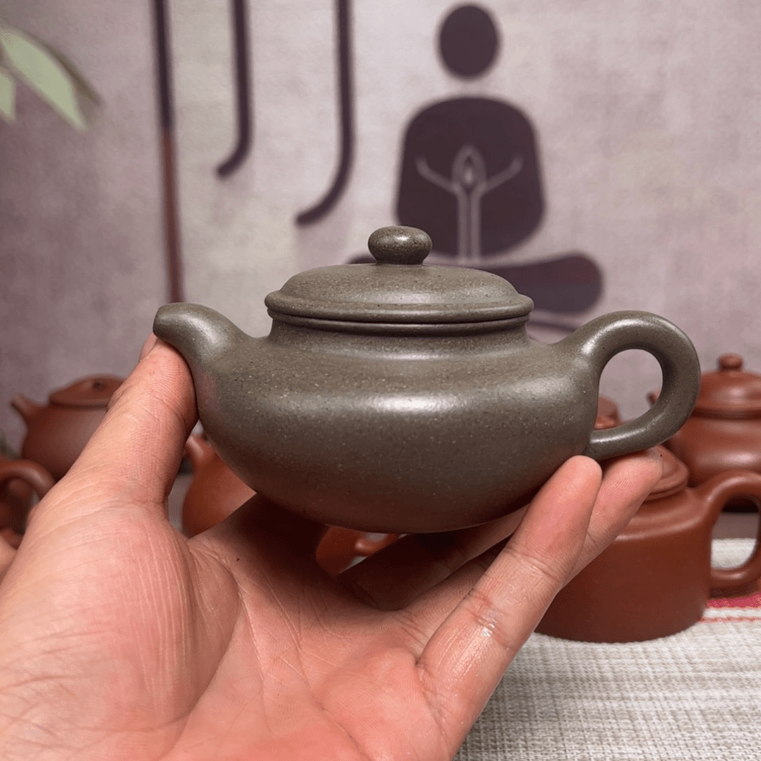 紫砂茶壶仿古清段