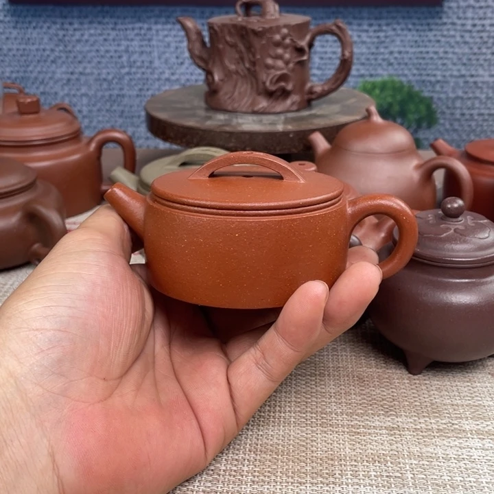 紫砂茶壶萌*虎微瑕汉瓦