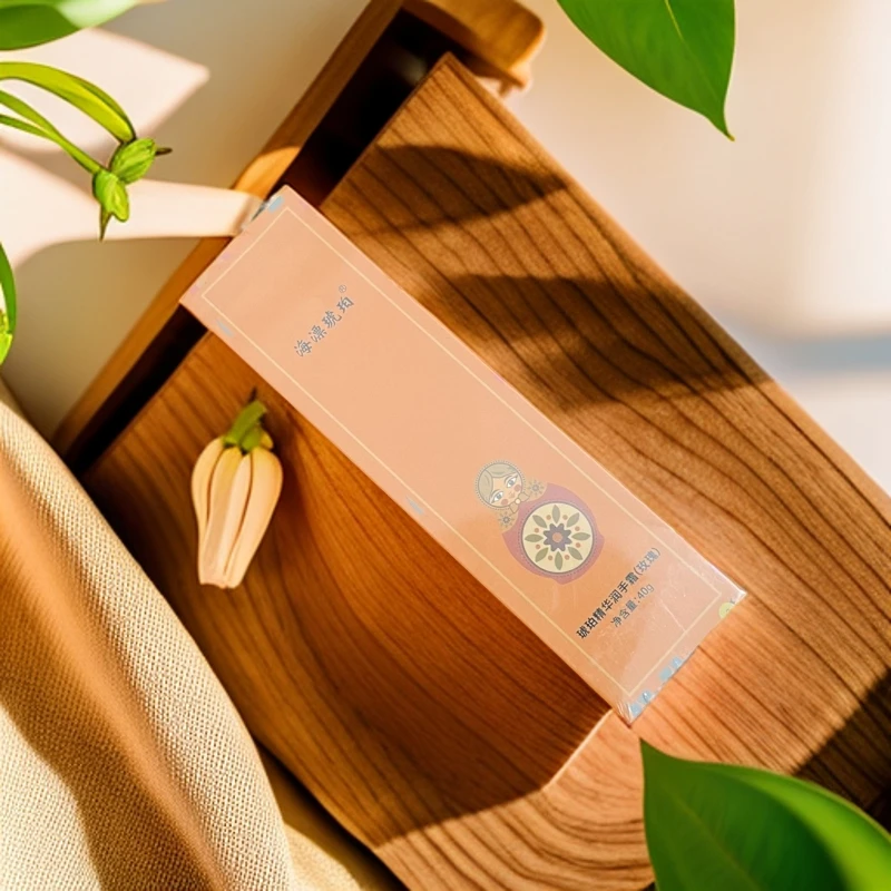 《顽石严选》天然琥珀海漂琥珀玫瑰精华手霜