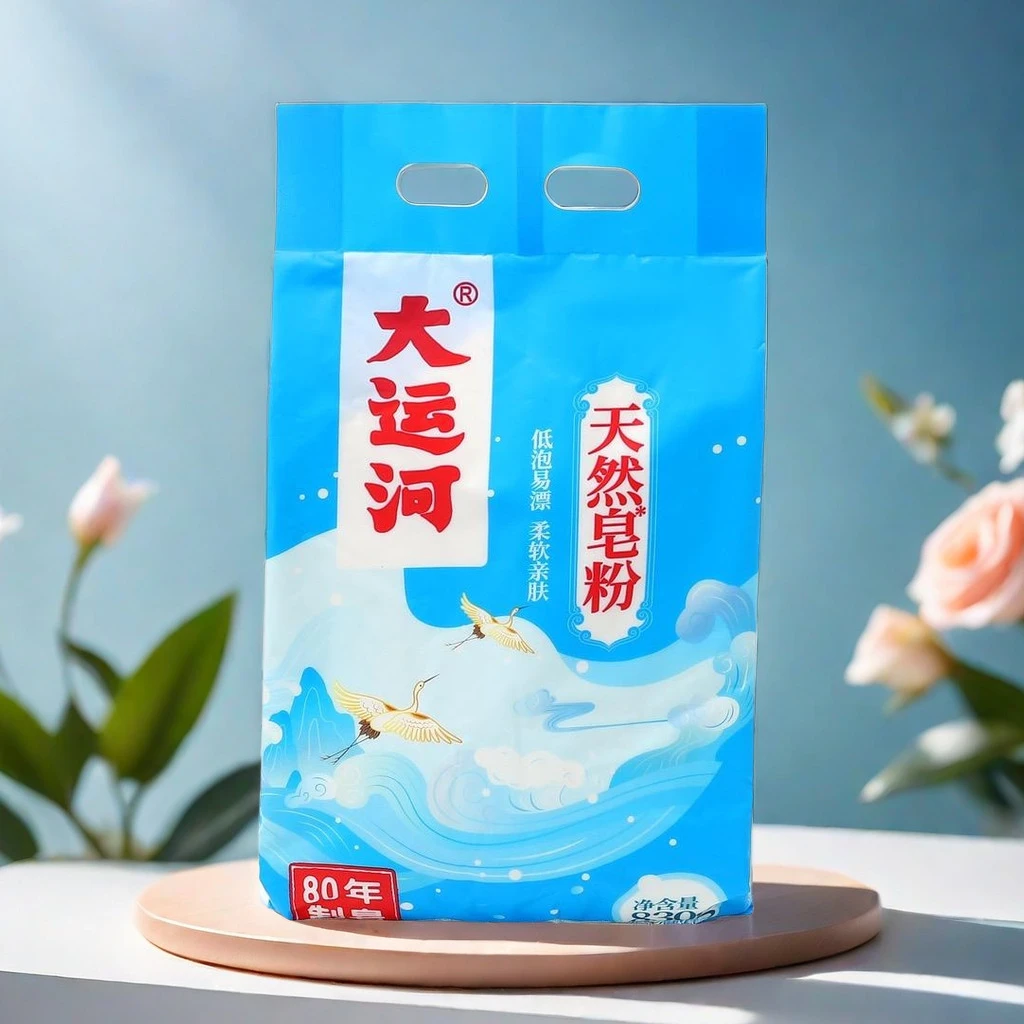 【全国包邮】大运河天然皂粉去污去渍洗衣粉家用低泡易漂持久留香
