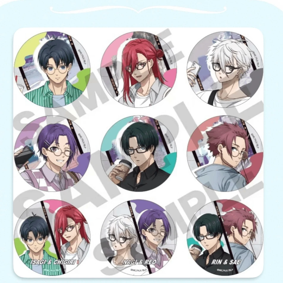 【蓝色监狱】蓝锁假日眼镜ver吧唧徽章收藏盲盒