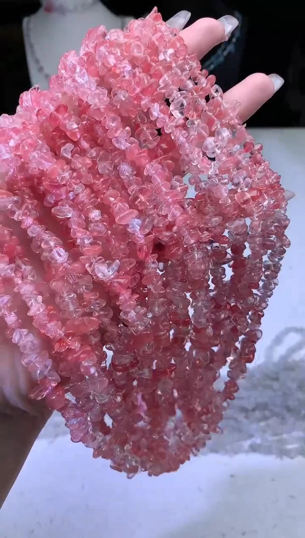 【闪购商品】水晶手链未镶嵌西瓜红