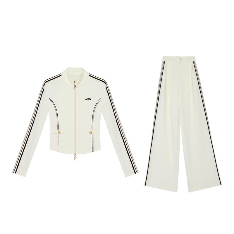 春季休闲时尚贵妇长袖套装 G92415057+5058