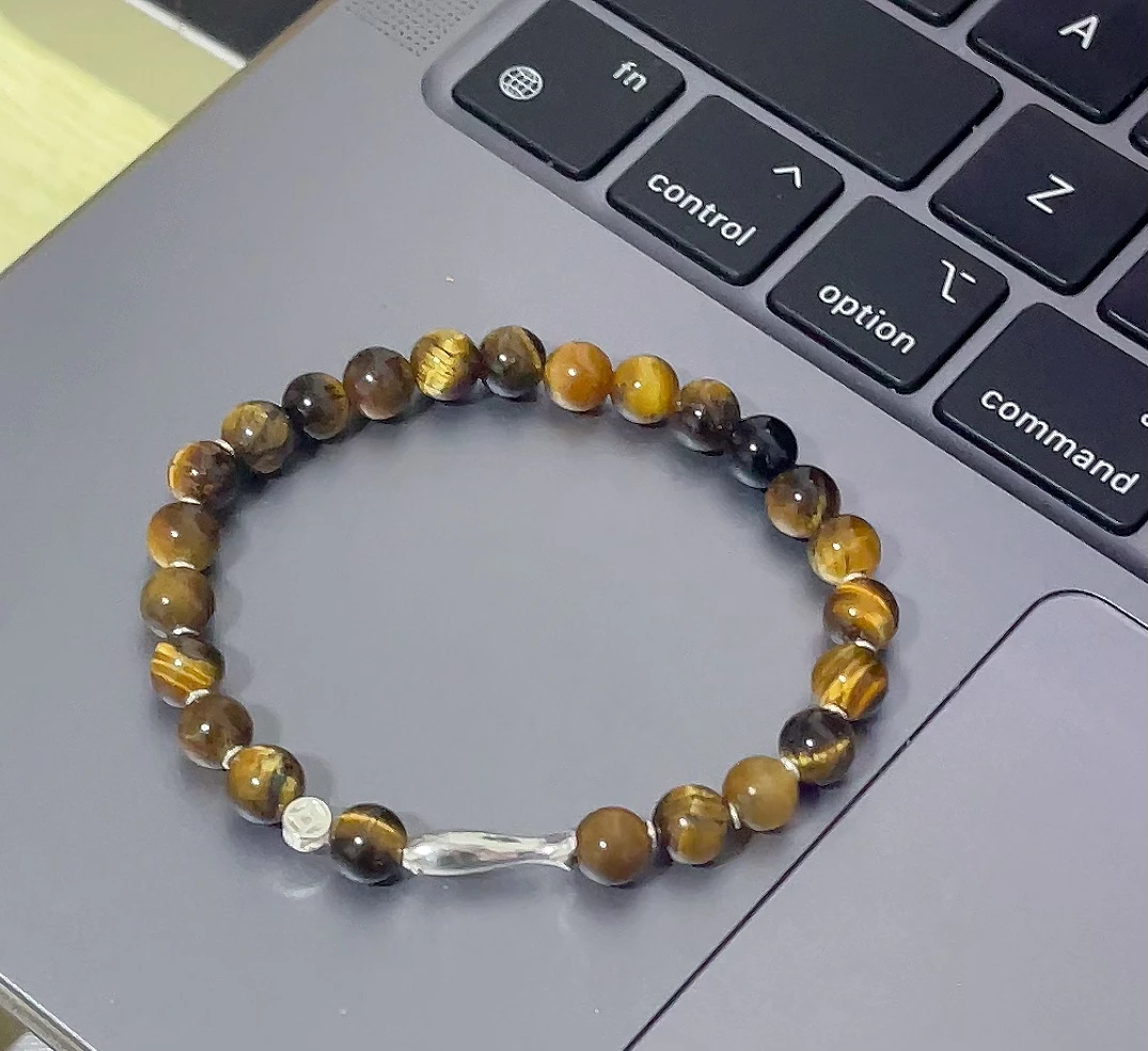 925银手链 「好运锦鲤」纯银小银鱼钱币手串