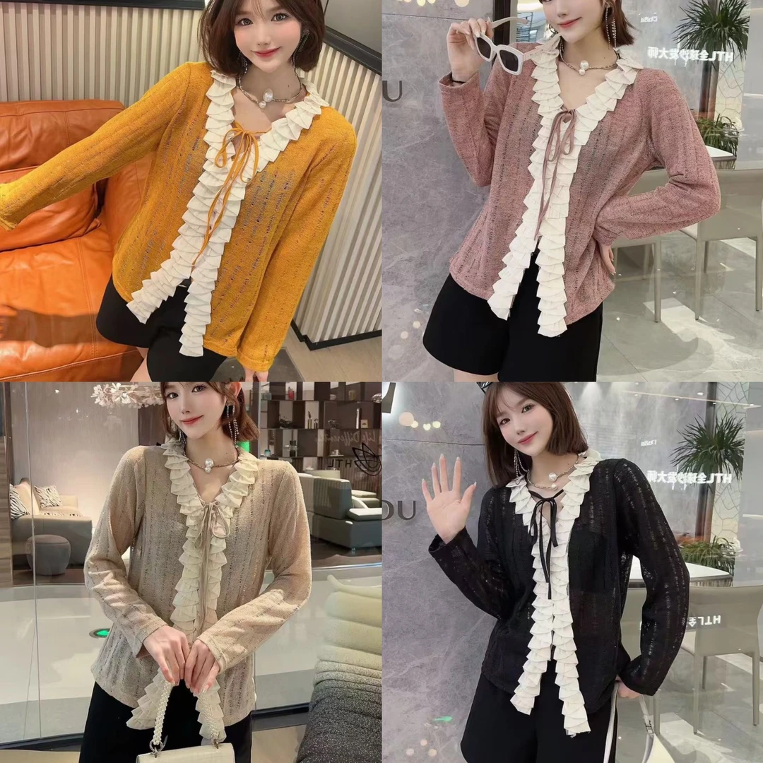 M88166大码薄针织打底衫