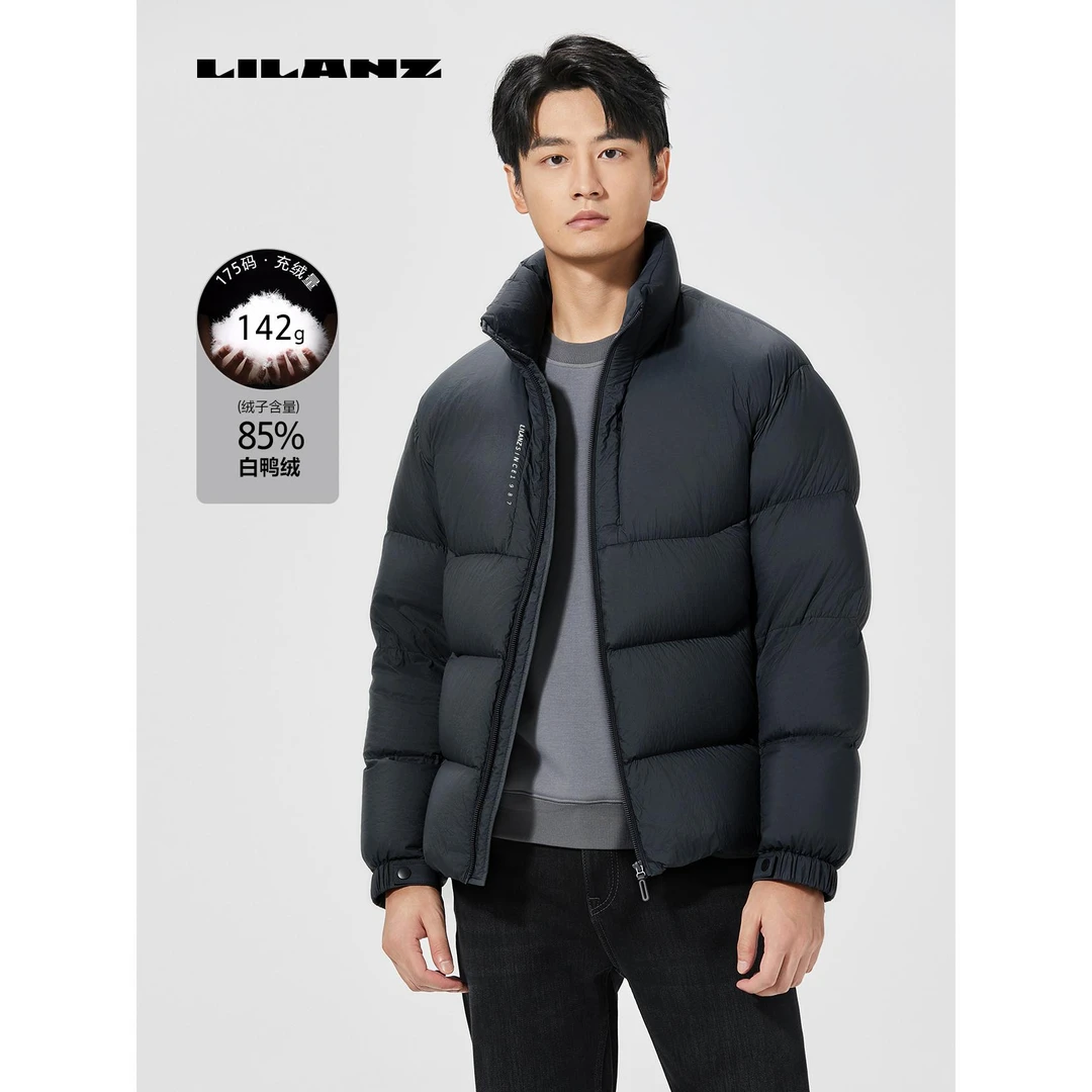 Lilanz/利郎Lilanz/24年利郎羽绒短款茄克 (B4DRF003)冬季立领