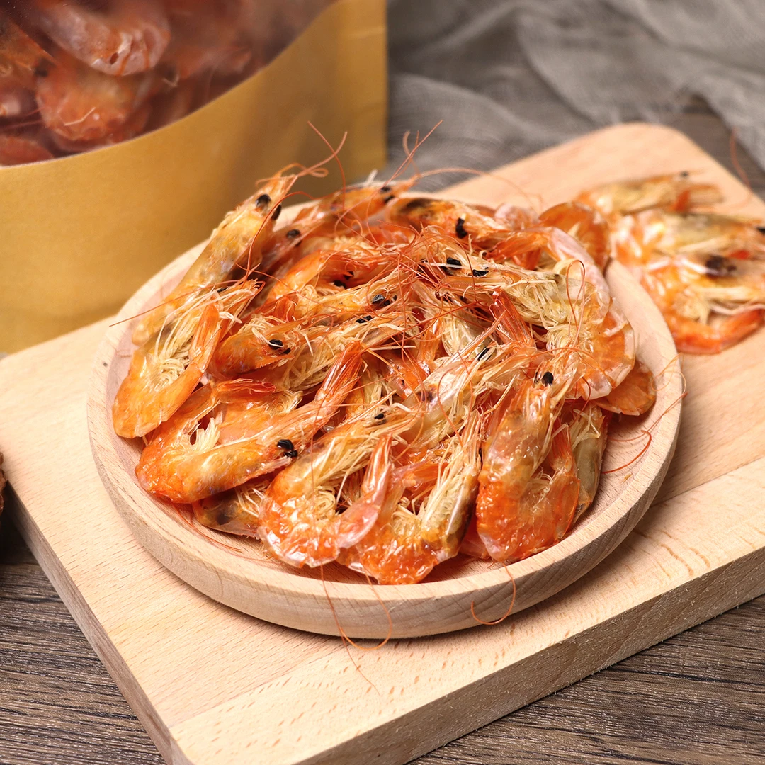 特级明虾干小烤虾潮汕即食无需去壳特产风味零食开袋即食美味虾干