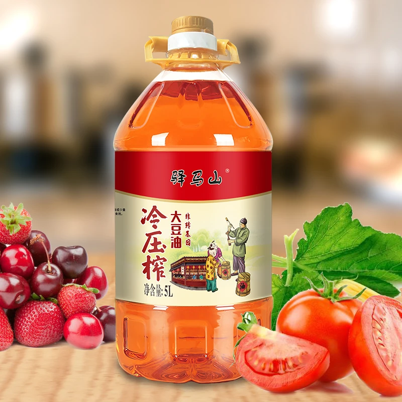 东北冷压榨大豆油5升装食用油-TY