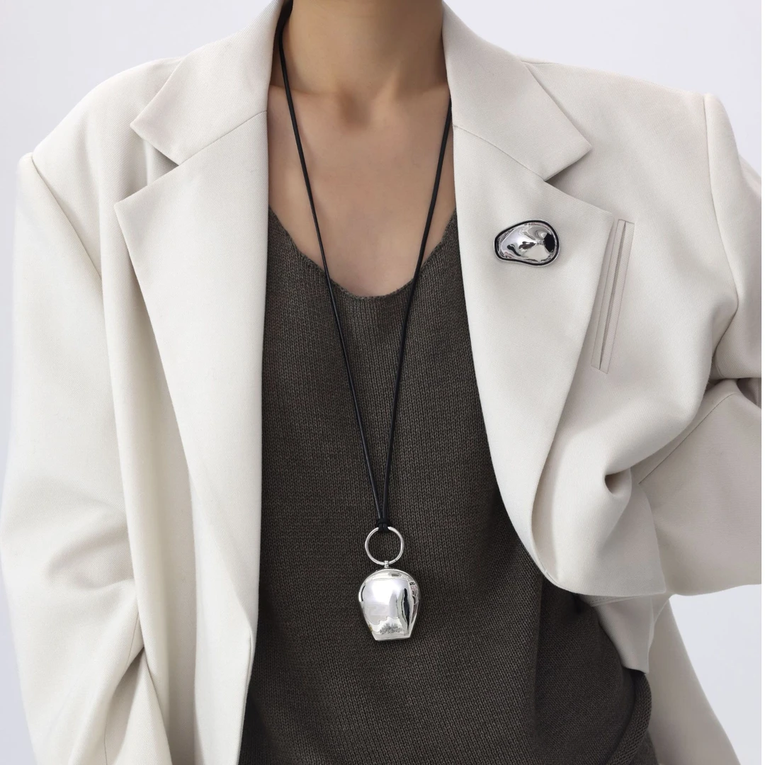 muyang/慕阳 铜合金吊坠 时尚简约气质百搭个性素款初然吊坠项链