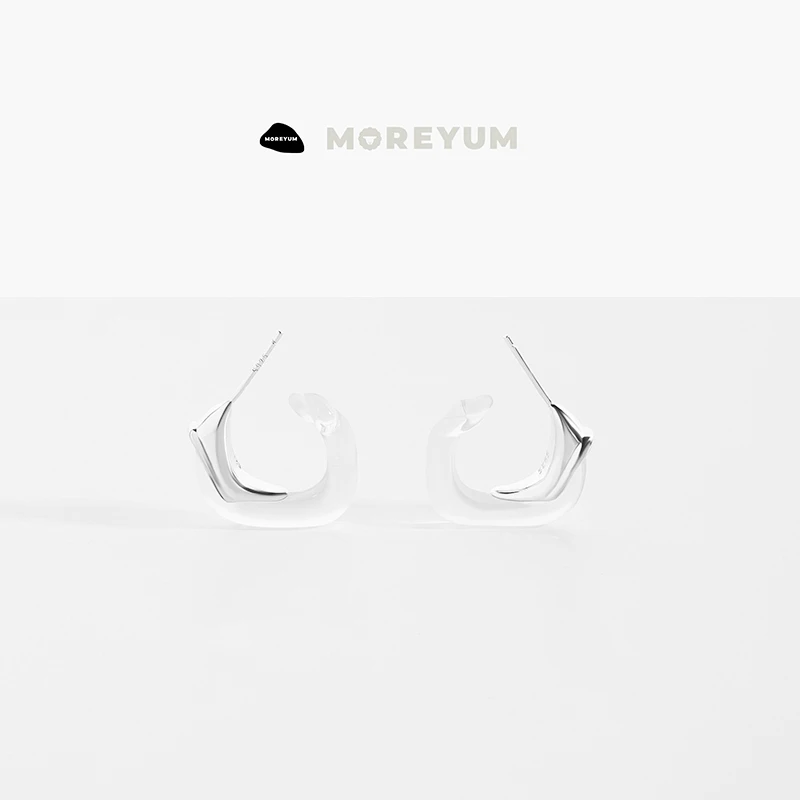 muyang/慕阳 925银耳饰 百搭小众设计感若柔耳环