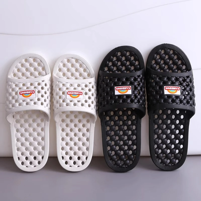 浴室洞洞拖鞋女洗澡防滑镂空漏水速干透气凉拖鞋男士室内静音情侣