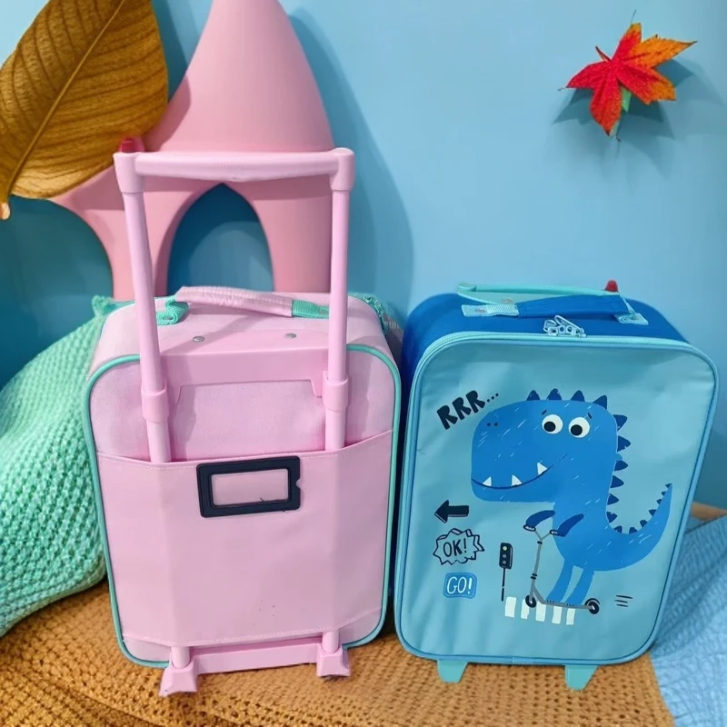 儿童卡通手拉3件套拉杆箱子迷你行李箱小旅上学行箱可爱男宝女宝