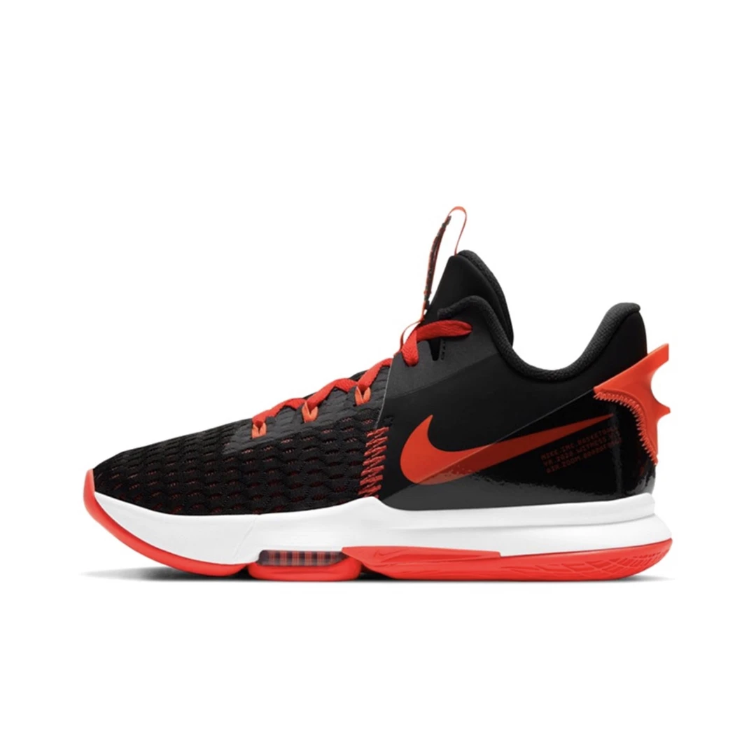 44.5码/内长285 全新正品耐克 LeBron 男款黑红国内版CQ9381-005