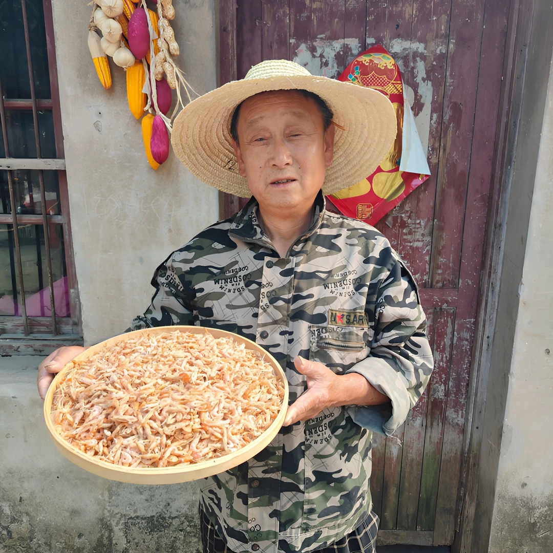 淡水干虾 蒸熟 河虾天然晒干  自产自销