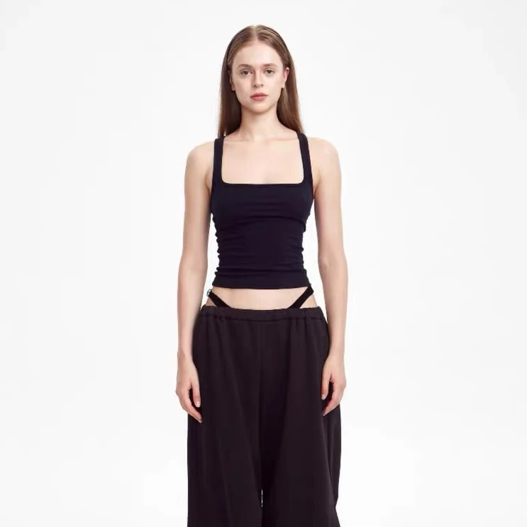 【LOCAT】saianzi  方领工字背心  1KF24412