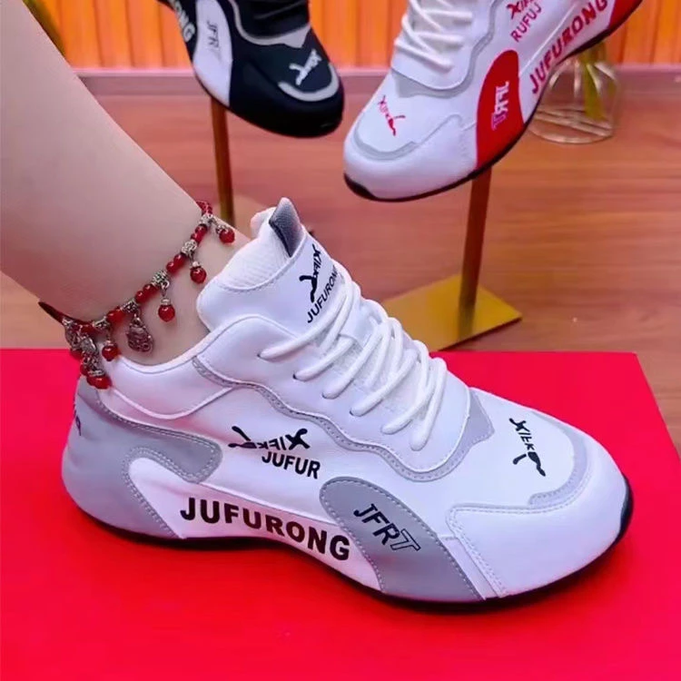 情侣鞋时尚休闲鞋2024夏季运动鞋韩版百搭软底运动鞋厚底男女潮鞋