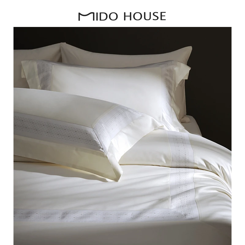 MIDOHOUSE铭都200S高奢埃及长绒棉全棉床品四件套