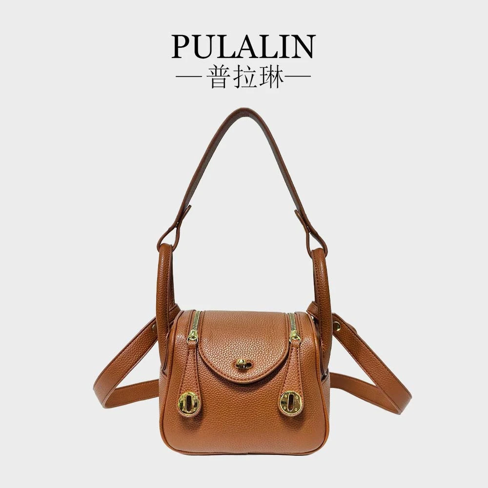 普拉琳【工厂直销】时尚百搭女士经典轻奢琳迪手提包9619