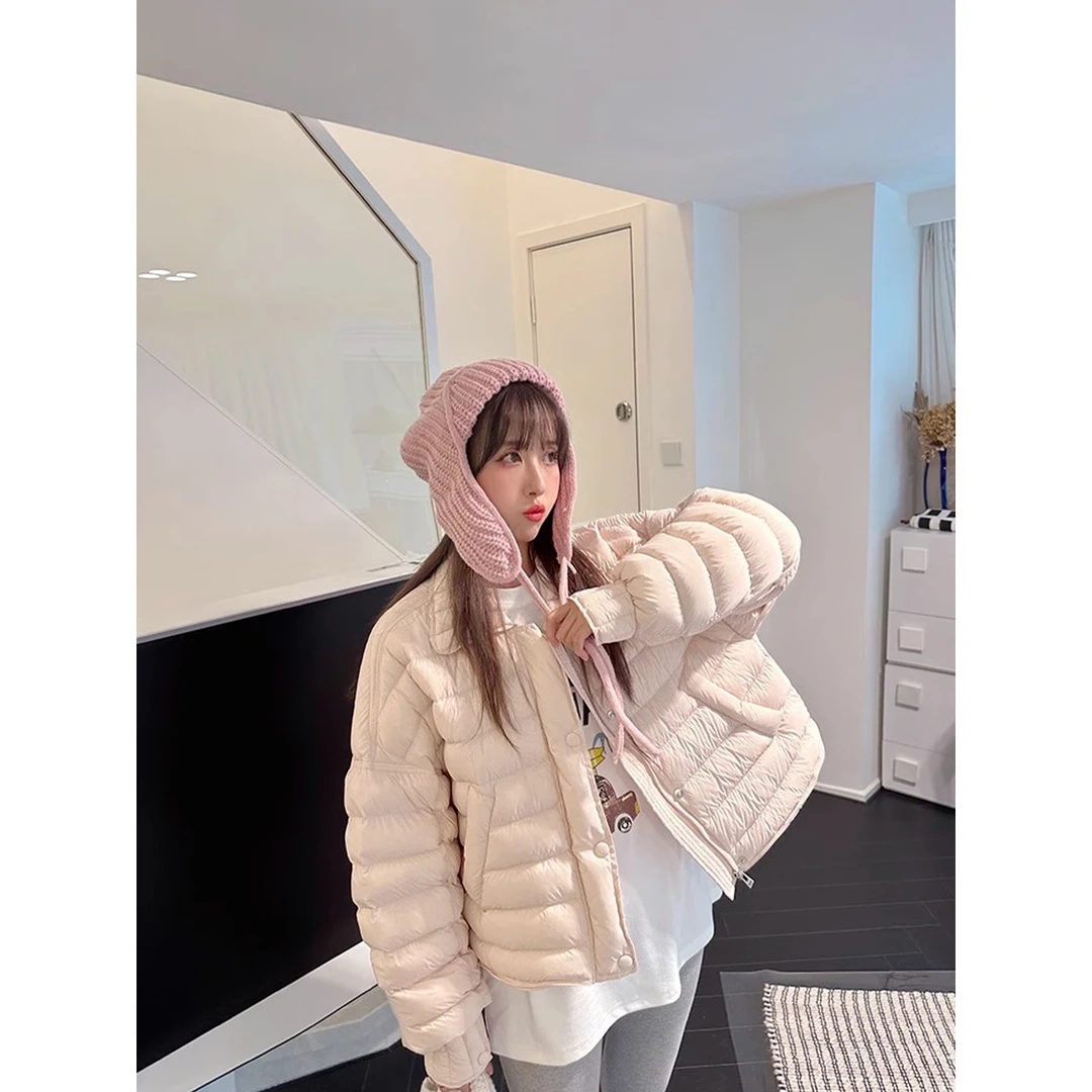 parkyeon美式轻薄舒适服外套女2024冬季小个子气质百搭面包服外套