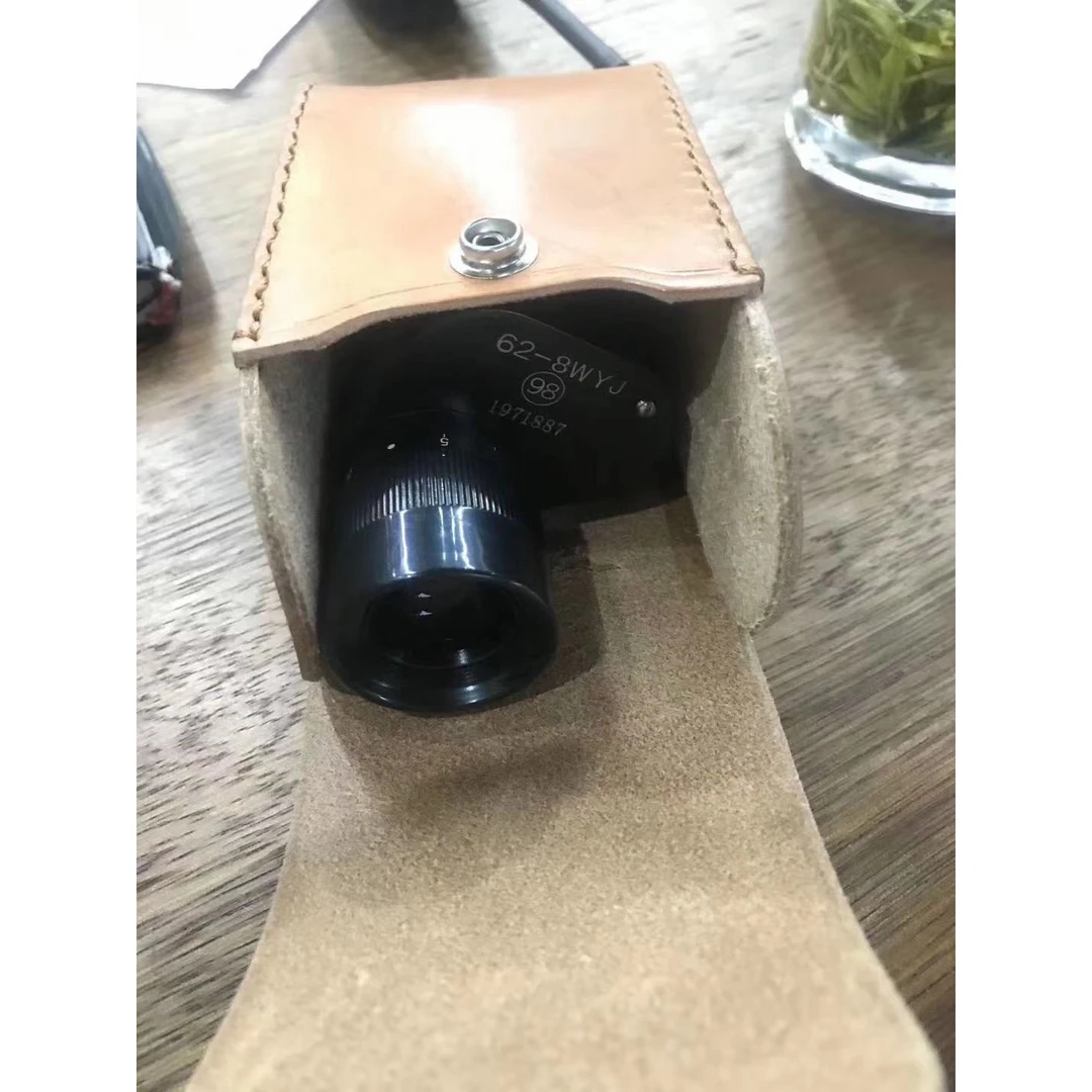 单筒望远镜牛皮盒8倍