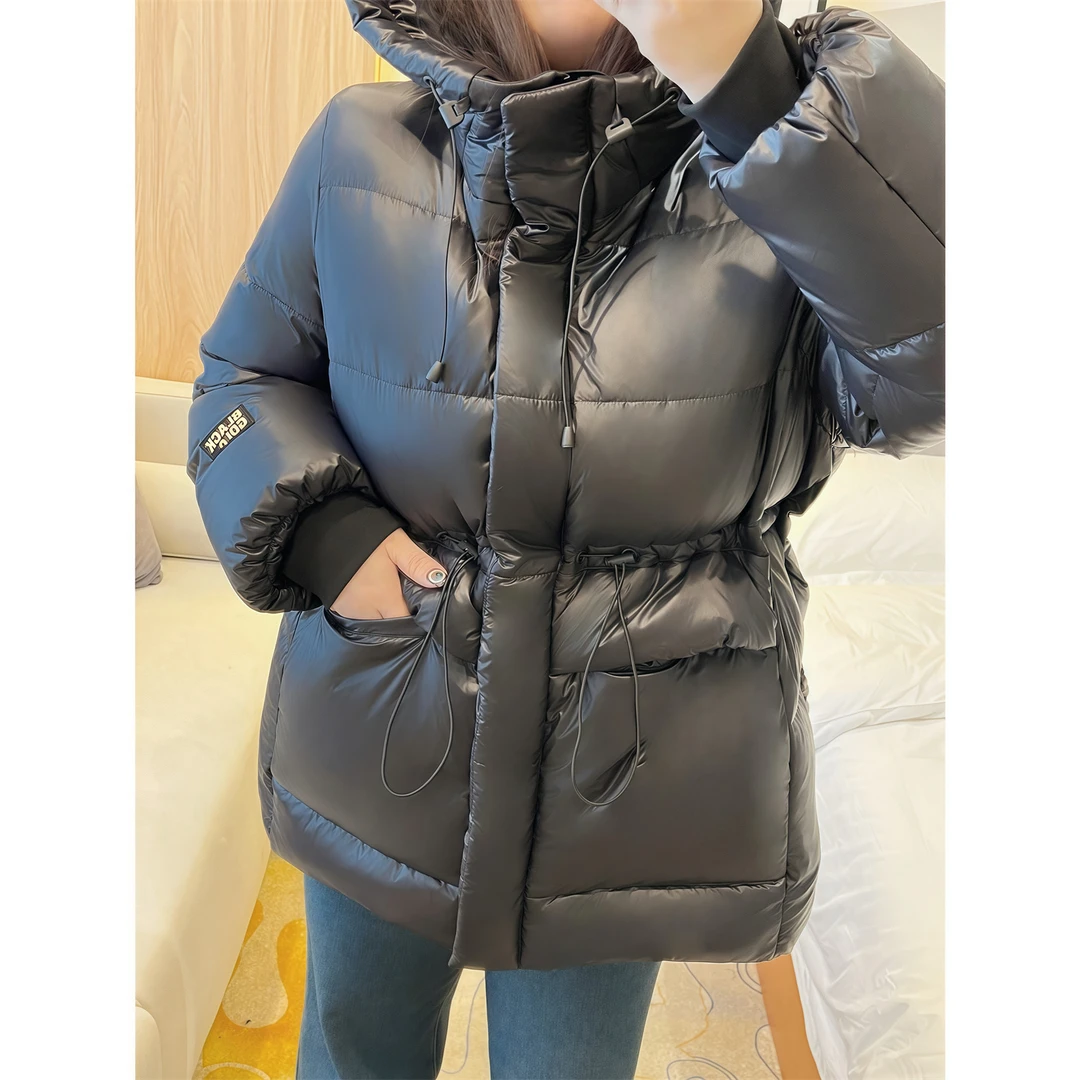 断码捡漏~歌弗西斯 / 短款黑金加厚羽绒面包服11861花契200斤胖mm
