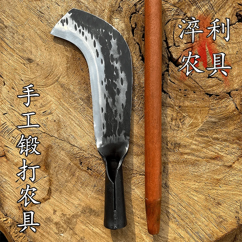 手工锻打瑶刀砍柴刀家用砍竹砍树弯刀大全高锰钢钢户外老式开路