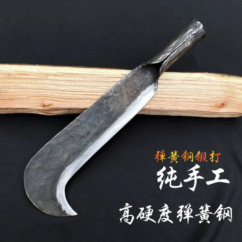 纯手工加厚加长砍柴刀加重家用劈柴刀砍树刀老款农用柴刀锋利好磨