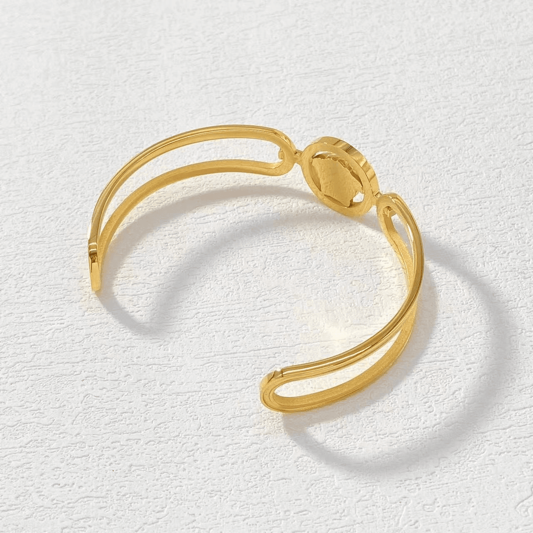 钛钢手镯 木木（AG3858）内径58毫米  手镯