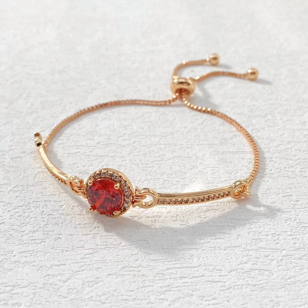 铜合金手链 木木（Q1491）公主方包抽拉调节手镯链