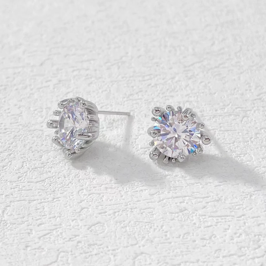 铜合金耳饰 木木（YS155） 爆闪烟花耳钉耳饰