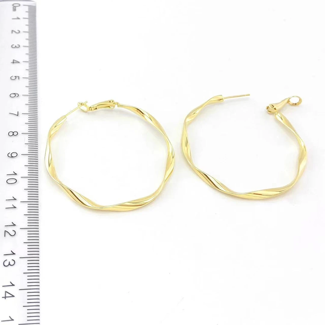 铜合金耳饰 木木（CJ4878）内径43毫米 耳饰