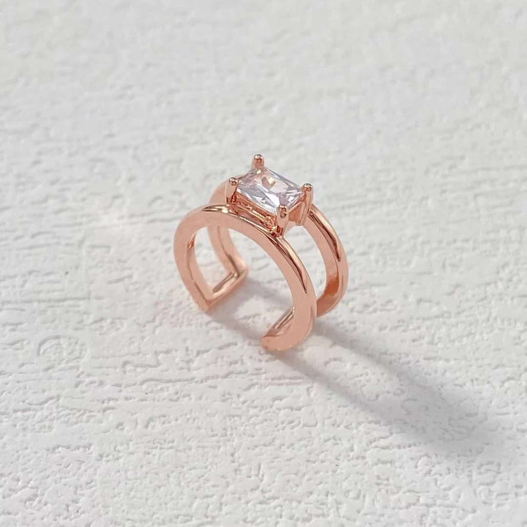 铜合金耳饰 木木（LY2046）单只装 左右耳骨夹