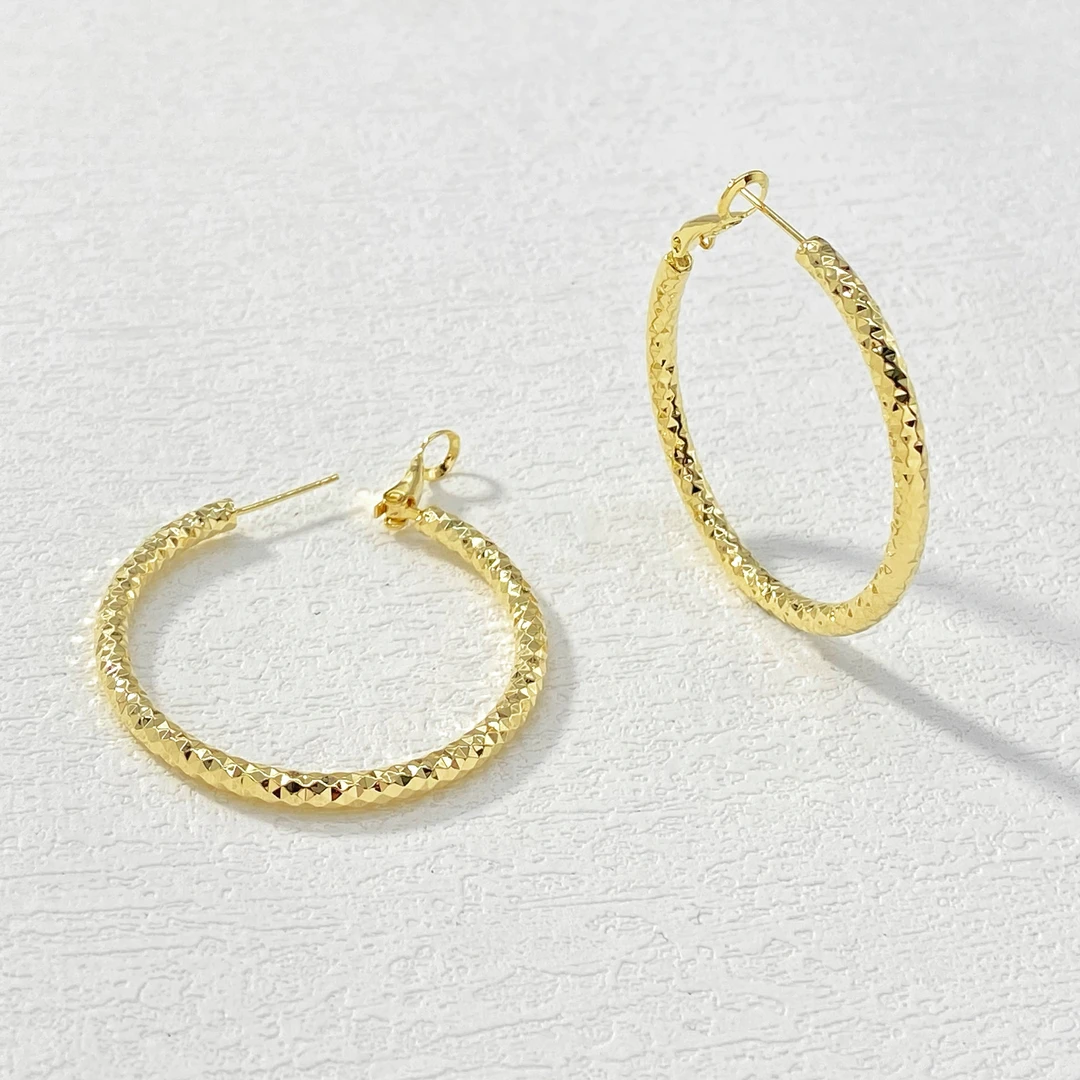 铜合金耳饰 木木（CJ4736）内径33毫米 耳饰