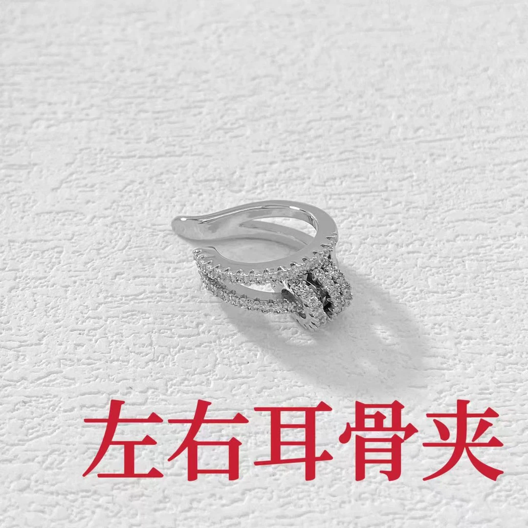 铜合金耳饰 木木（QA2756）单只装 左右耳骨夹耳饰