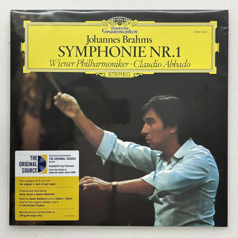Claudio Abbado 阿巴多 勃拉姆斯 第一交响曲 LP黑胶唱片