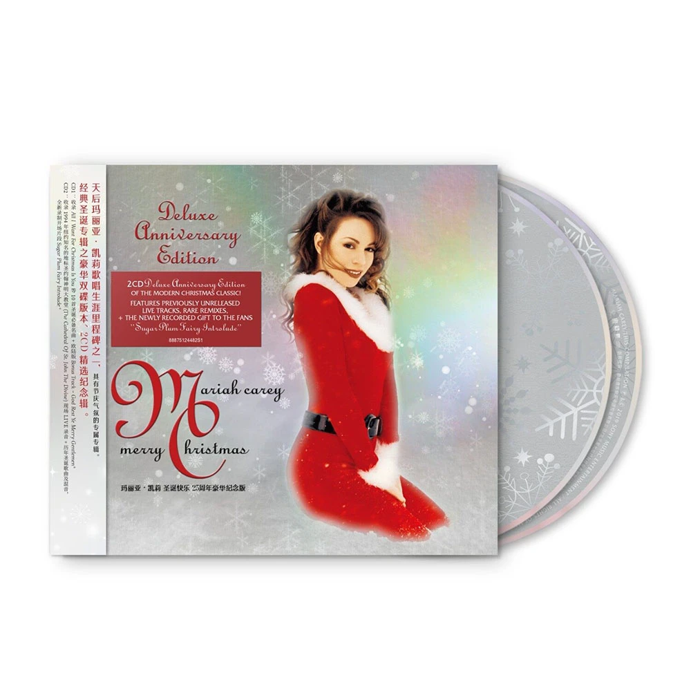 正版唱片 Mariah Carey 玛丽亚凯莉 圣诞音乐歌曲专辑 2CD