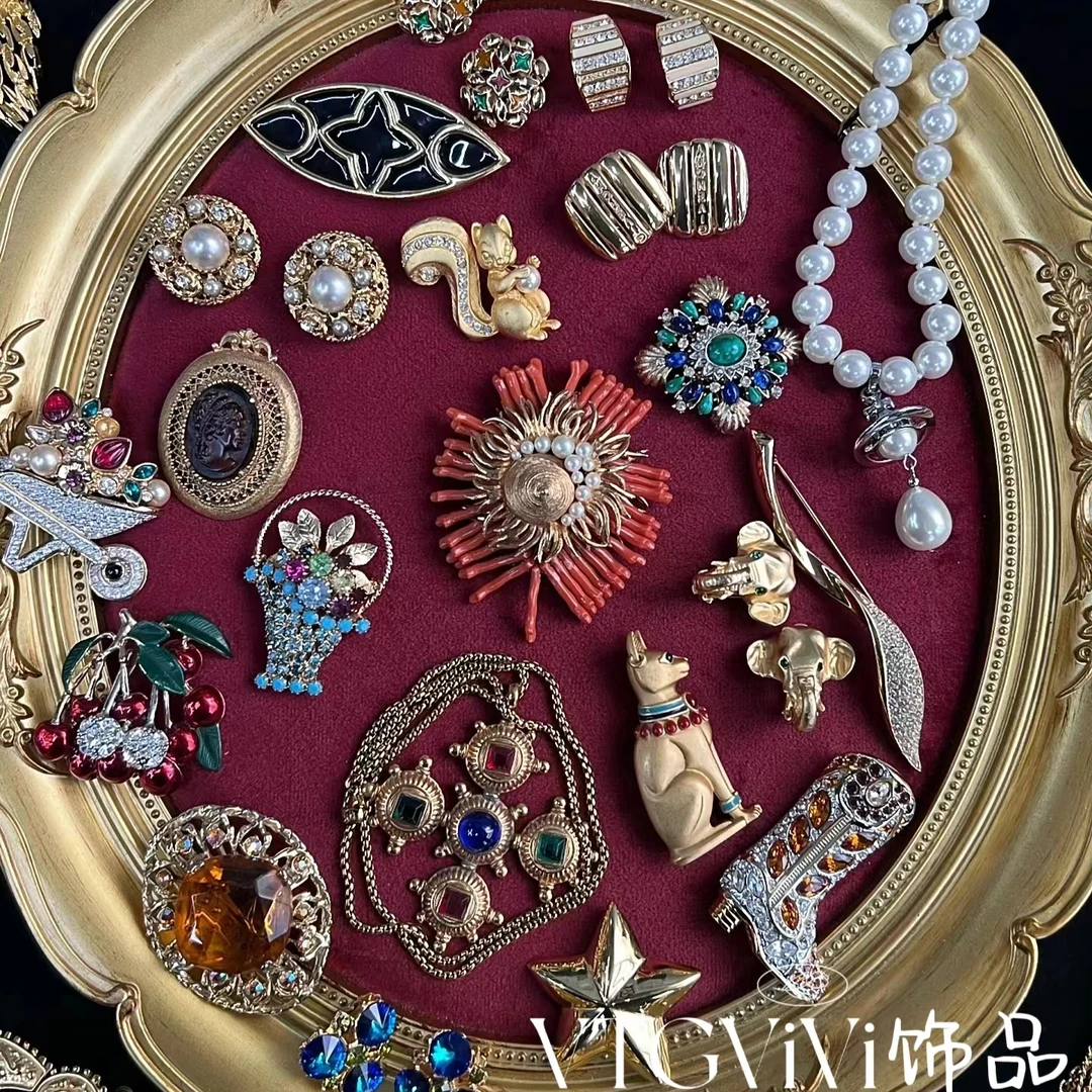 铜合金项链 VTGViVi饰品/中古饰品/时尚复古百搭/08/新款项链合集