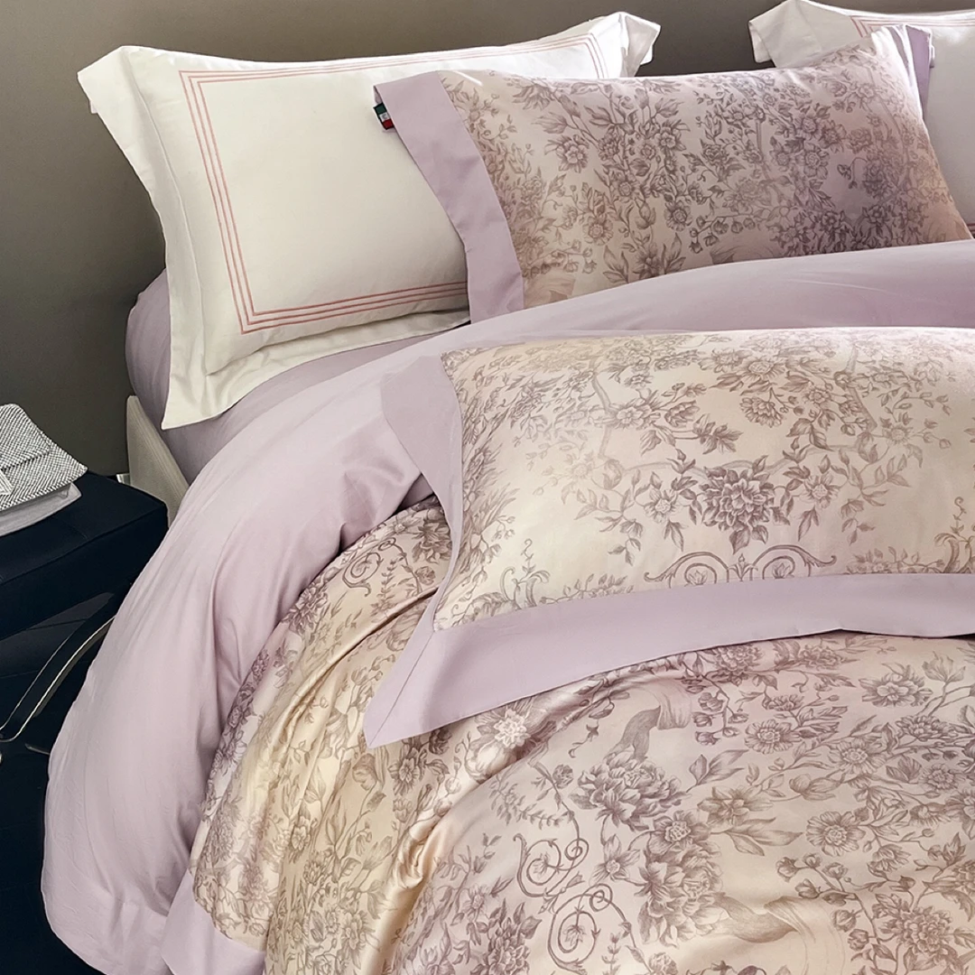 卡诗兰顿 KASS LETON 漫庭香 天丝棉触感阳绒四件套