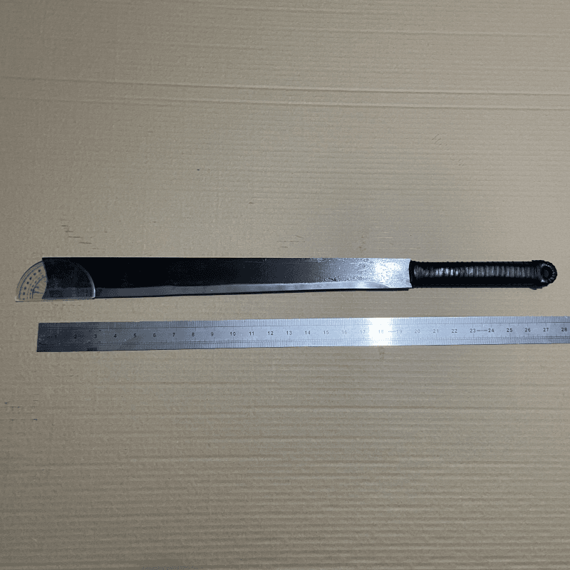 户外工具手工一体锻打野营露营开路排障刀04