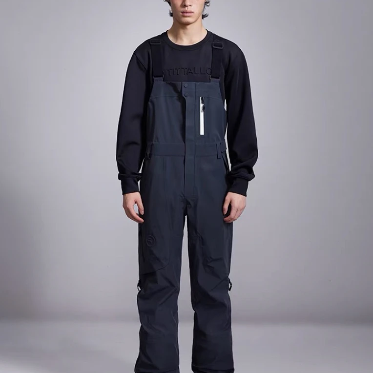 Tittallon体拓中性expert高端专业单双板软壳背带滑雪裤大山壳裤
