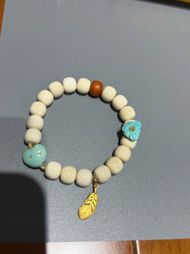 猛犸牙老型珠手串