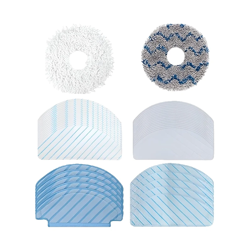 万创适配科沃斯T8/T9扫地机器人配件拖布一次性免洗可水洗湿抹