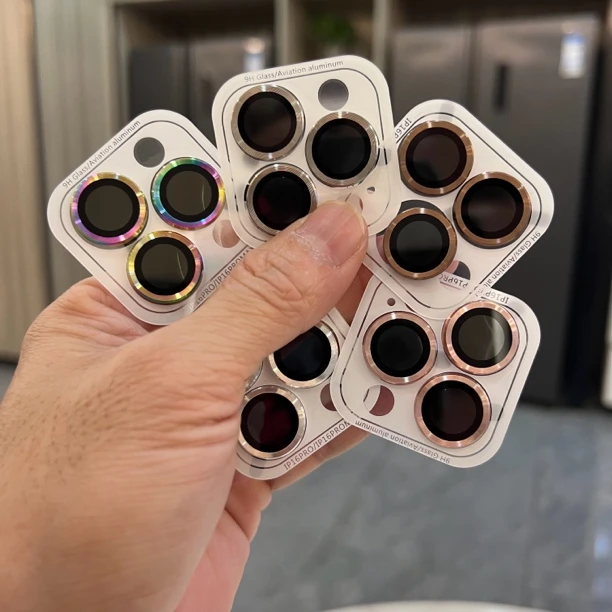 苹果16proMax 沙漠金镜头膜适用iPhone15高清手机后置镜头盖14/13