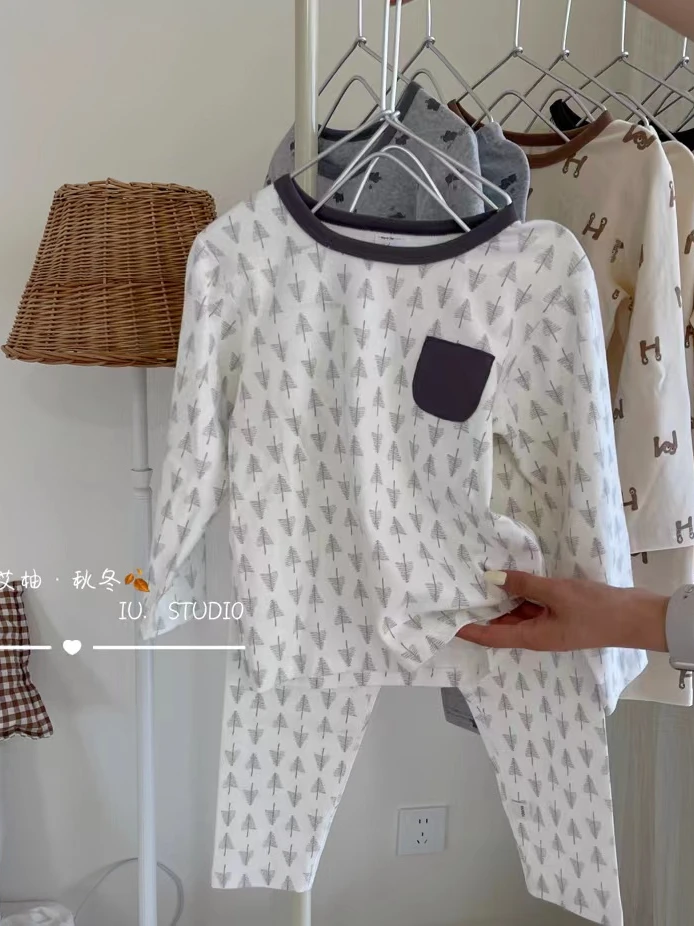 【280克家居服】现货秋冬睡衣儿童秋衣秋裤A类家居服 IU