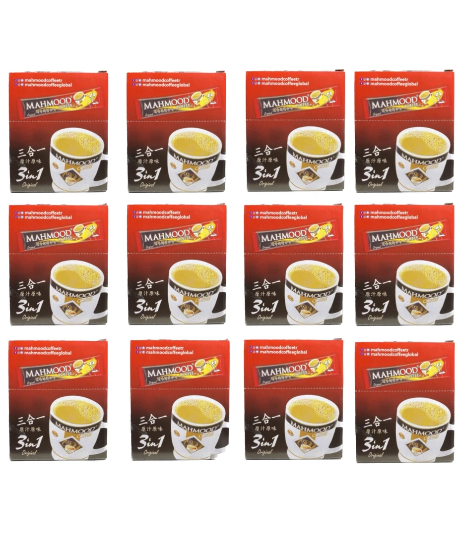 迈哈姆特咖啡 mahmood coffee 三合一速溶咖啡18克*8袋*12盒