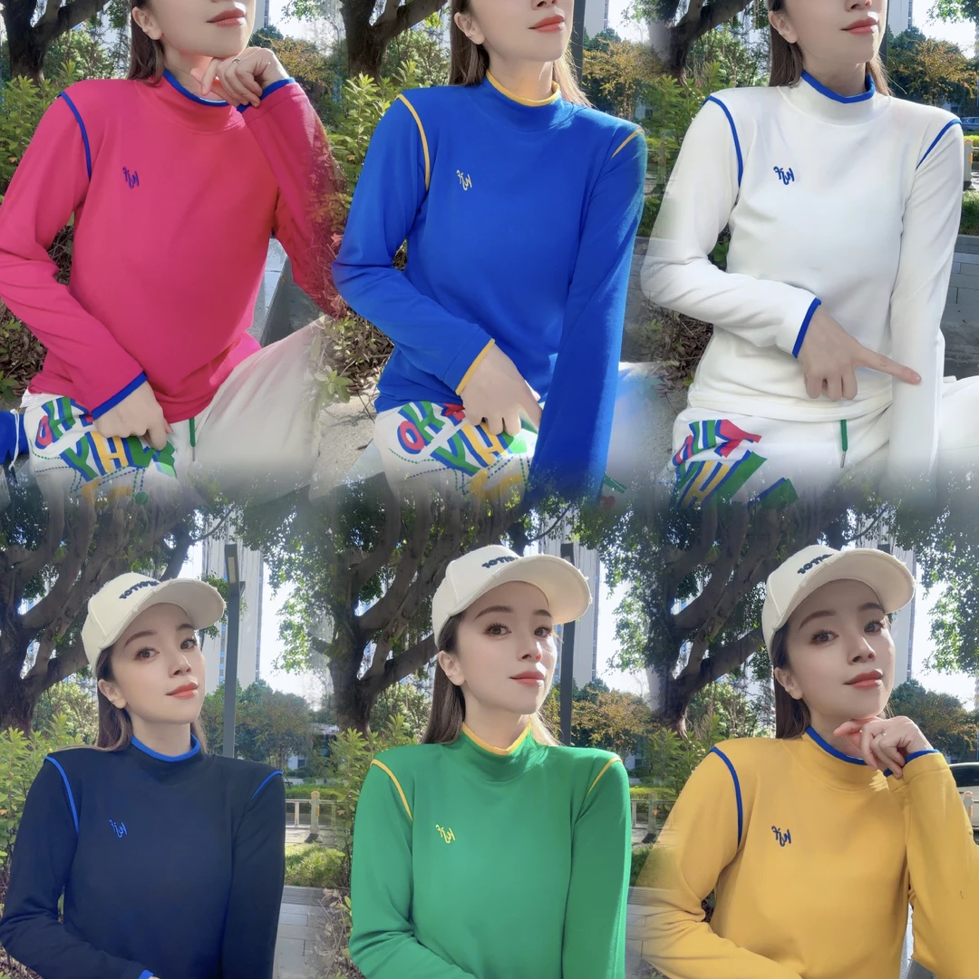 【韩家】566#新款潮流新中式时尚百搭国潮风印花休闲长袖春秋打底衫