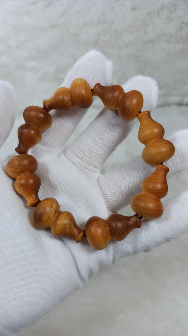 太行崖柏手串，葫芦手串漂亮工艺细腻精选一物不同